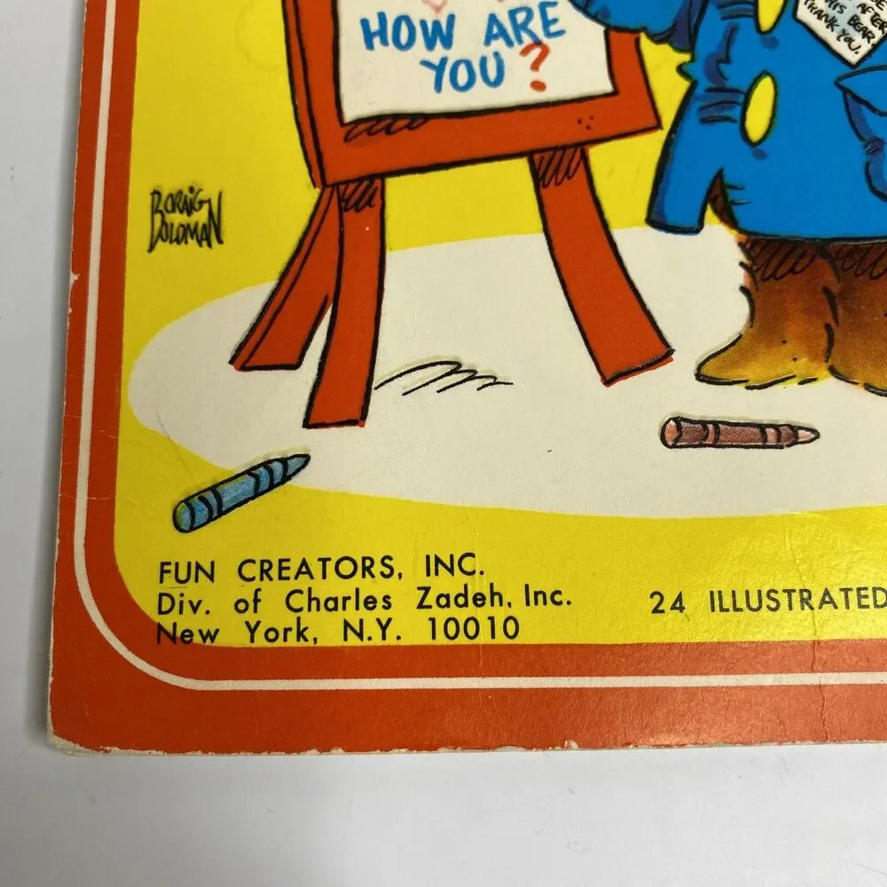 Vintage 1980 Paddington Bears‎ Writing Pad Stationery Paper Illustrated 6 Pages